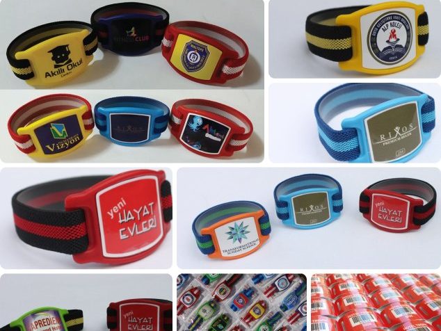 RFID ve barkodlu bileklik